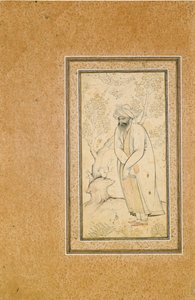 Een staande derwisj door Muhammad Muhsin