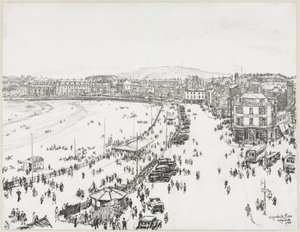 Weymouth en Portland in de verte door Muirhead Bone