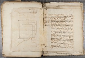 Portfolio van tekeningen door Mutio Oddi van Urbino en anderen, p120, ca. 1635-40 door Muzio Oddi