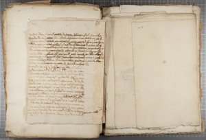 Portfolio van tekeningen door Mutio Oddi van Urbino en anderen, p120, verso, ca. 1635-40 door Muzio Oddi