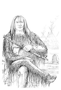 Hoofd van de Blackfoot natie, 1841