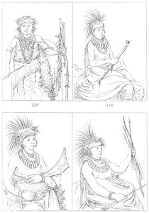 Iowas, Fort Leavenworth, Lower Missouri, 1841