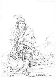 Inheemse Amerikaan, Noordwestelijke grens, 1841