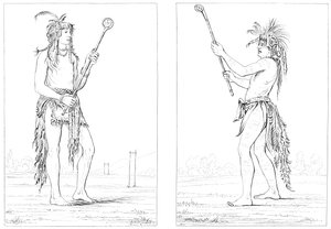 Sioux balspelers, 1841