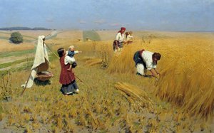 Oogst in Oekraïne, 1886 door Mykola Kornylijowytsch Pymonenko