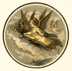 Vliegende engelen door Myles Birket Foster