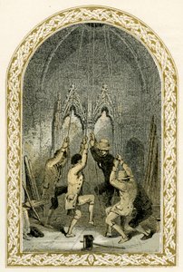 Klokkenluiders - illustratie door Birket Foster. door Myles Birket Foster