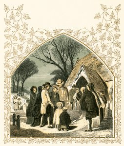 Kerstmorgen door Myles Birket Foster