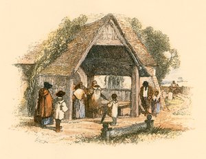 De dorpskerk door Myles Birket Foster