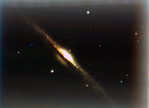 De Naaldgalaxie in Coma Berenices