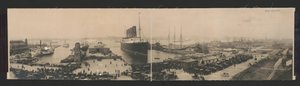 De Lusitania aan het einde van de recordreis door N.W. Penfield