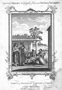 Gewoonten van Dagestan Tartaren van Tarcu, aan de grenzen van Perzië, 1780 door N. C. Goodnight