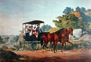 Leven op het platteland: De ochtendrit door Currier and Ives