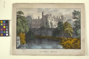 Kilkenny Castle, Ierland door N. and Ives J.M. (1824 95) Currier