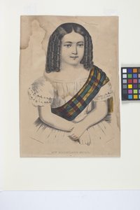 Mijn Hoogland Meisje door N. and Ives J.M. (1824 95) Currier