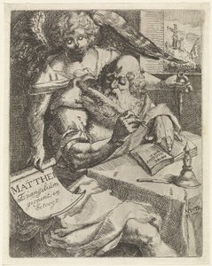 Matteüs de evangelist door N. van Til