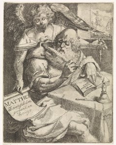 Matteüs de evangelist door N. van Til