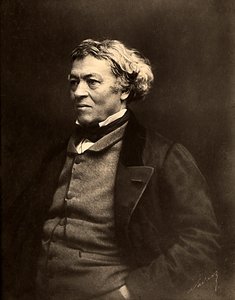 Portret van de Franse schilder, Jean Baptiste Camille Corot door Nadar