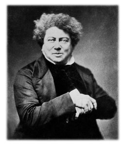 Alexandre Dumas de Oudere (1802-1870) Franse schrijver, gefotografeerd door Nadar c. 1855