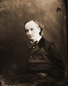 Portret van Charles Baudelaire, schrijver door Nadar