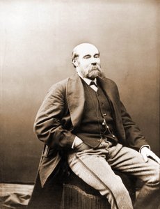 Portret van Paul Féval, feuilletonist uit de periode van Gaboriau en Ponson du Terrail 1817-1887 (foto) door Nadar