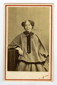 Portret van schrijver George Sand (1804-1876) door Nadar