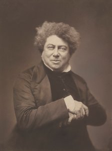 Alexandre Dumas père (1802-1870) door Nadar