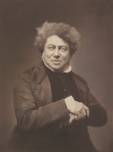 Alexandre Dumas père 1802-1870, 1855 door Nadar
