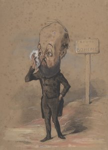 Karikatuur van Henri Mürger