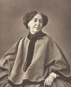 Georges Sand geboren Amantine Lucile Aurore Dupin, Franse romanschrijver, 1804-1876 door Nadar