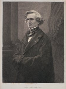 Hector Berlioz (1803-69) gegraveerd door Metzmacher door Nadar