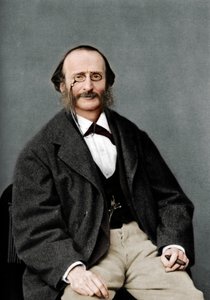 Jacques Offenbach 1819-1880, in Duitsland geboren Franse componist, cellist en impresario van de romantiek