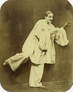 Pierrot rennend