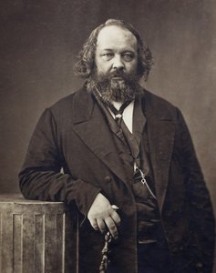 Portret van Mikhail Alexandrovich Bakunin door Nadar
