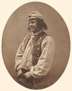 Jean-François Philibert Berthelier, acteur door Nadar [Gaspard Félix Tournachon]