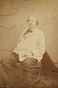[Zelfportret in witte kiel Félix Nadar].
