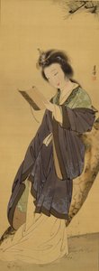 Chinese schoonheid door Nagasawa Rosetsu
