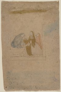 Een dame met bedienden, ca. 1775-80