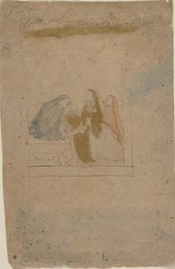 Een dame met bedienden, ca. 1775-1780