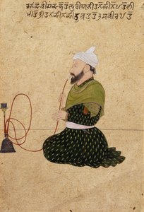 Portret van Raja Devi Chand van Kahlur