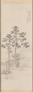 Thee Proeven onder de Wu Bomen, 1840 door Nakabayashi Chikuto