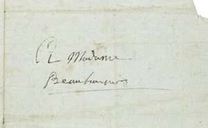 Brief aan Josephine de Beauharnais door Napoleon Bonaparte