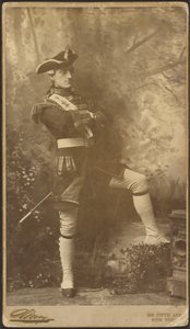 [John Drew, Jr. als Captain Plume uit "The Recruiting Officer"]. door Napoleon Sarony