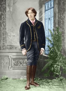 Oscar Wilde (1854 - 1900) rond 1882 (foto) door Napoleon Sarony