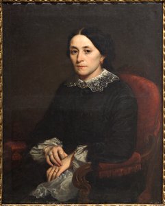 Portret van een dame door Narciso Malatesta