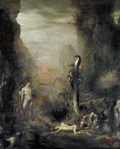 Hercules en de Lernaeaanse Hydra, naar Gustave Moreau, ca. 1876