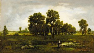 Fagotière bij de addervijver, 1862