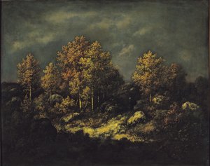 De Jean de Paris Hoogten in het bos van Fontainebleau, 1867
