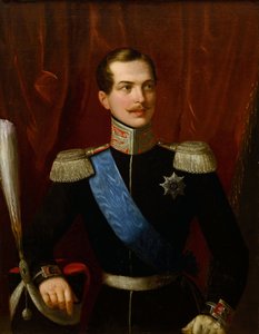 Portret van kroonprins Alexander Nikolajevitsj (1818-1881)