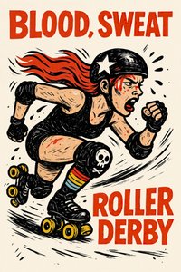 Blood Sweat Roller Derby door Natalie Bruns